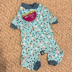 NEW! Snowman Pajamas for Small Dog